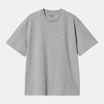 Carhartt WIP T-shirt Chase W Grey Heather/Gold